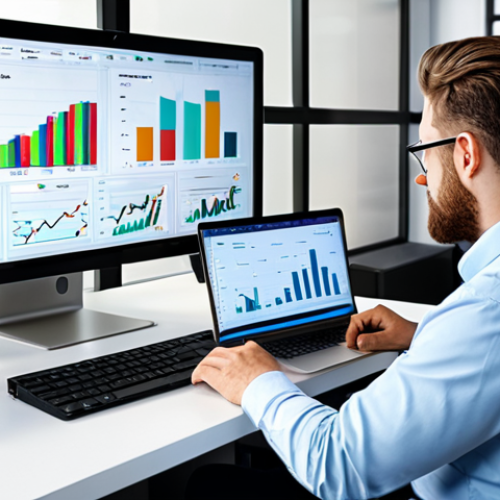 Data-Driven Website Design**

"A professional web designer analyzing website data on a computer screen, surrounded by charts and graphs, in a bright modern office, fully clothed, appropriate attire, safe for work, perfect anatomy, natural proportions, high quality, professional"

**