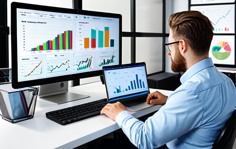 Data-Driven Website Design**
"A professional web designer analyzing website data on a computer screen, surrounded by charts and graphs, in a bright modern office, fully clothed, appropriate attire, safe for work, perfect anatomy, natural proportions, high quality, professional"
**